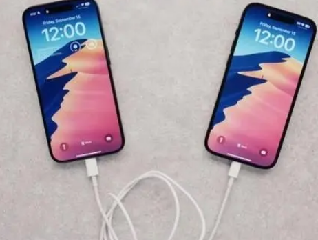 郴州苹果15维修店分享iPhone15可以给安卓充电吗