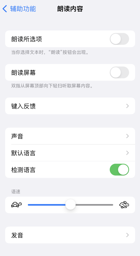 郴州苹果服务网点分享iOS 16 小技巧：让 iPhone 朗读屏幕上的内容或所选择的文本 